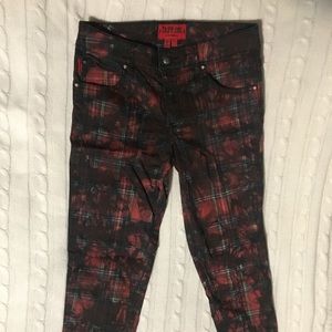 COPY - Tripp NYC Plaid Skinny Jeans
